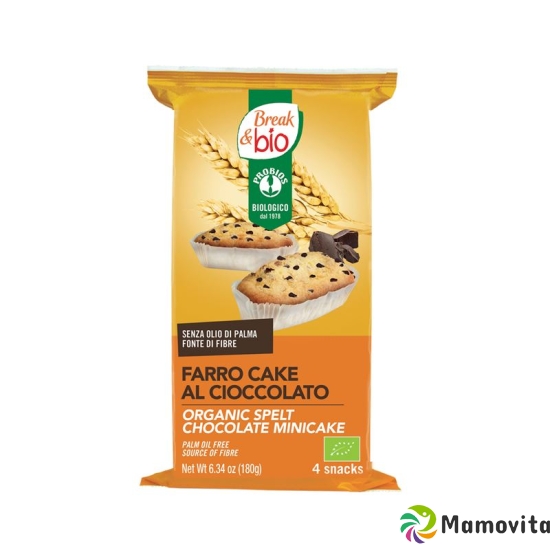 Probios Minicake Dinkel Chocolat Bio 4x 45g buy online