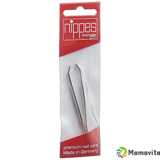 Nippes tweezers 8cm curved nickel-plated buy online