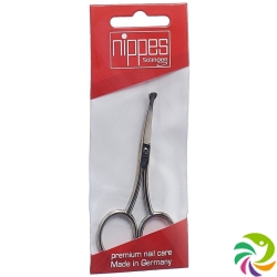 Nippes nose/ear scissors nickel-plated