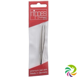 Nippes tweezers 8cm pointed nickel-plated