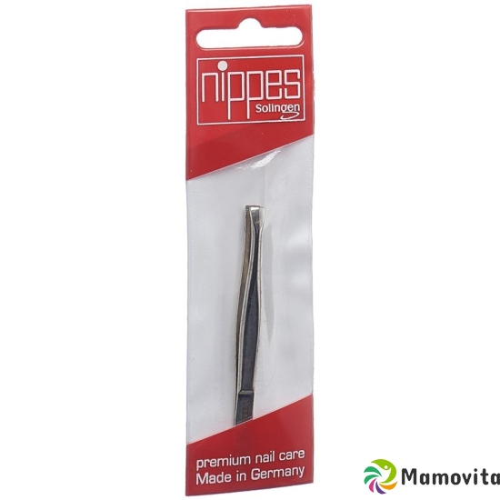 Nippes Tweezers 8cm Straight Nickel Plated buy online