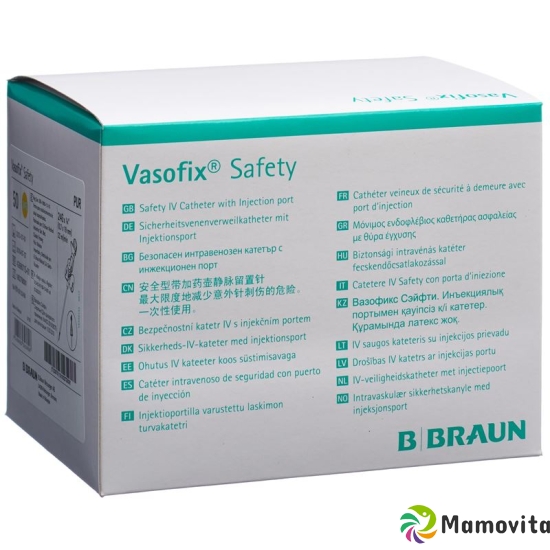 Vasofix Safety Pur 24g 0.7x19mm Gelb 50 Stück buy online