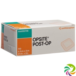 Opsite Post OP Folienverband 6.5x5cm Steril 100 Beutel