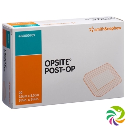 Opsite Post OP Folienverband 9.5x8.5cm Steril 20 Beutel