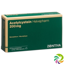 Acetylcystein Helvepharm Brausetabletten 200mg 30 Stück