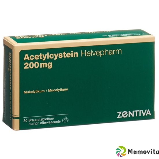 Acetylcystein Helvepharm Brausetabletten 200mg 30 Stück buy online