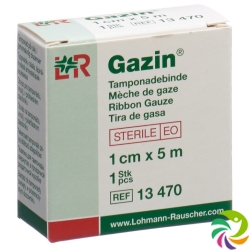 Gazin Tamponadebinde 1cmx5m Steril