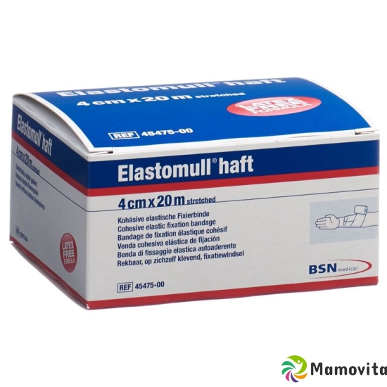 Elastomull Haft Gazebinde Weiss 20mx4cm Rolle buy online