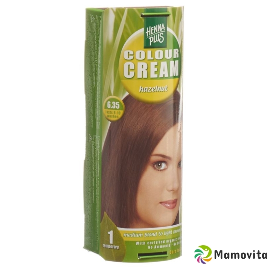 Henna Plus Colour Cream 6.35 Haselnuss 60g buy online