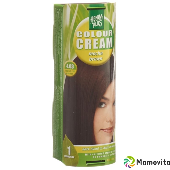 Henna Plus Colour Cream 4.03 Mocca Braun 60g buy online