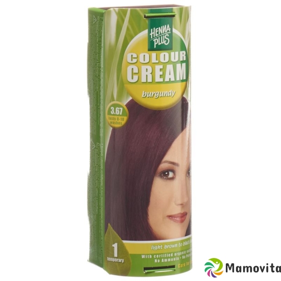 Henna Plus Colour Cream 3.67 Burgund 60g buy online