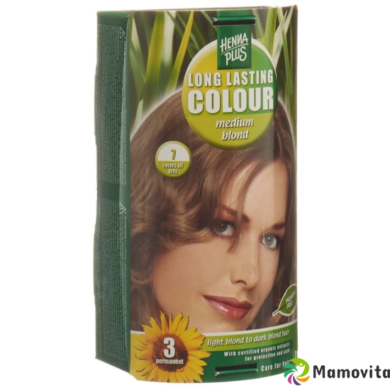 Henna Plus Long Last Color 7 Medium Blonde buy online