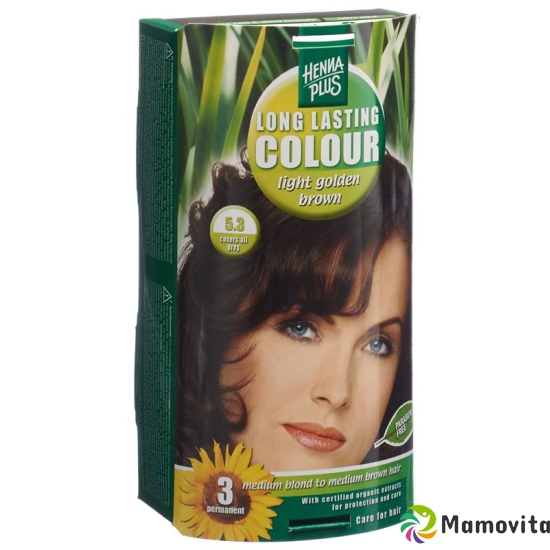 Henna Plus Long Last Color 5.3 Light golden brown buy online