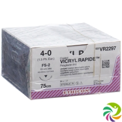 Vicryl Rapid 75cm Ungefaerbt 4-0 Fs-2 36 Stück