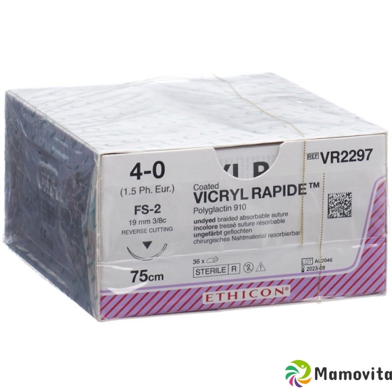 Vicryl Rapid 75cm Ungefaerbt 4-0 Fs-2 36 Stück buy online