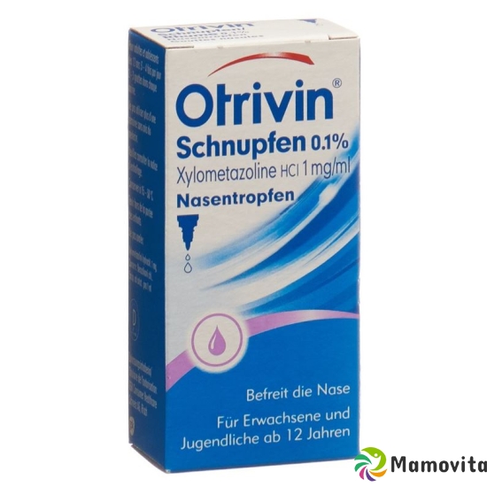 Otrivin Schnupfen Nasentropfen 0.1% 10ml buy online