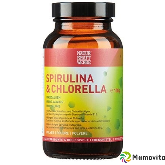 Spirulina & Chlorella Pulver 100g buy online