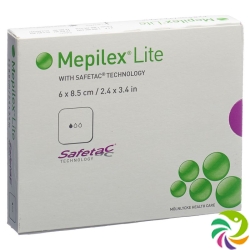 Mepilex Lite Absorptionsverb 6x8.5cm Silik 5 Stück