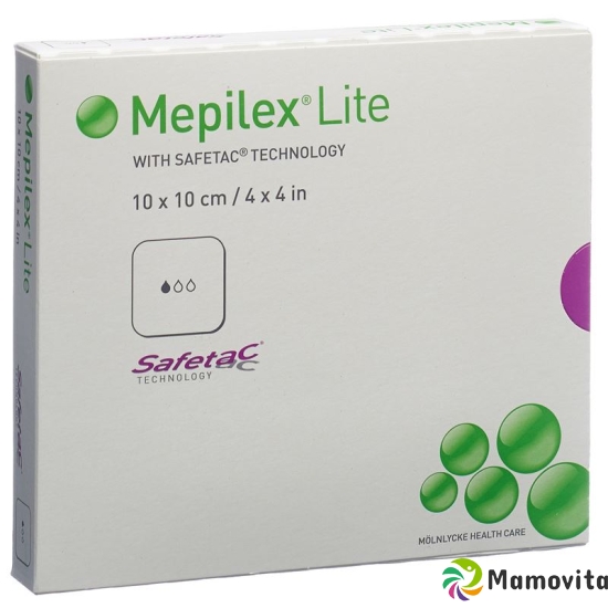 Mepilex Lite Absorptionsverb 10x10cm Silik 5 Stück buy online