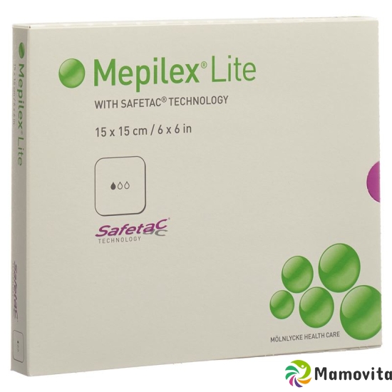 Mepilex Lite Absorptionsverb 15x15cm Silik 5 Stück buy online