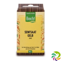 Brecht Gelbe Senfsaat Ganz Bio Ref 60g