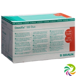 Omnifix Insulin 1ml Duo mit Kanüle G26 100 Stück