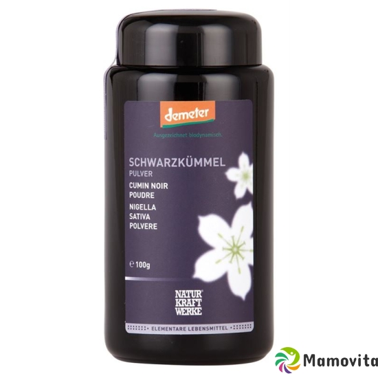 Naturkraftwerke Schwarzk Gemah Demeter Glas 100g buy online