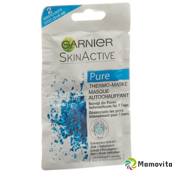 Garnier Pure Maske mit Thermo-Effekt 2x 6ml buy online