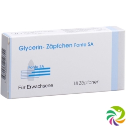 Glycerinzäpfchen Fonte für Erwachsene 18 Stück