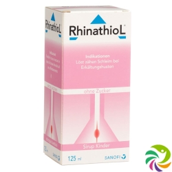 Rhinathiol Sirup Kind ohne Zucker 125ml