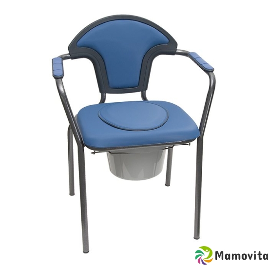 Sahag Toilet Chair Fully Upholstered Blue buy online