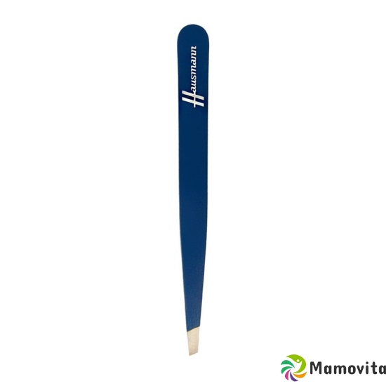 Hausmann tweezers diagonally blue buy online