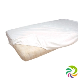 Suprima fitted sheet 100x200cm molleton white