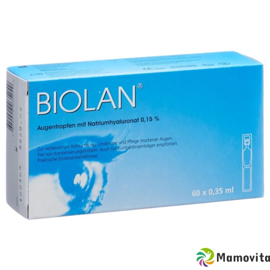 Biolan Augentropfen 60 Monodosis 0.35ml buy online