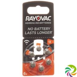 Rayovac Batterie Hörgeräte 1.4V V13 6 Stück