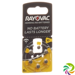 Rayovac Batterie Hörgeräte 1.4v V10 6 Stück