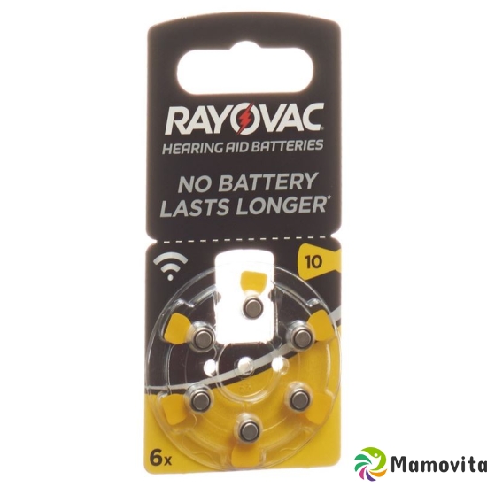 Rayovac Batterie Hörgeräte 1.4v V10 6 Stück buy online