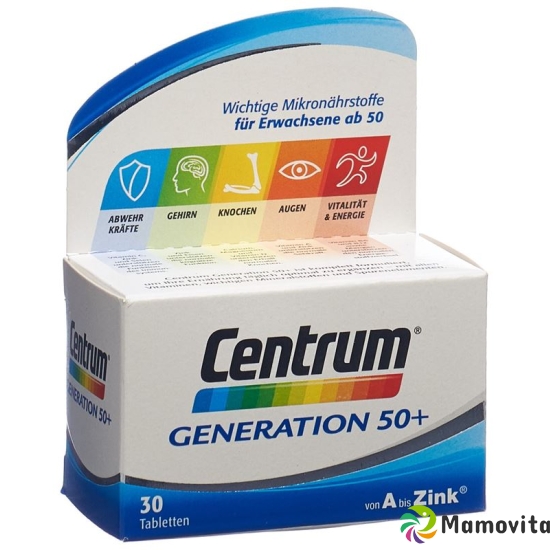 Centrum Generation 50+ von A bis Zink 30 Tabletten buy online