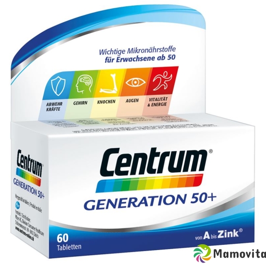 Centrum Generation 50+ von A bis Zink 60 Tabletten buy online