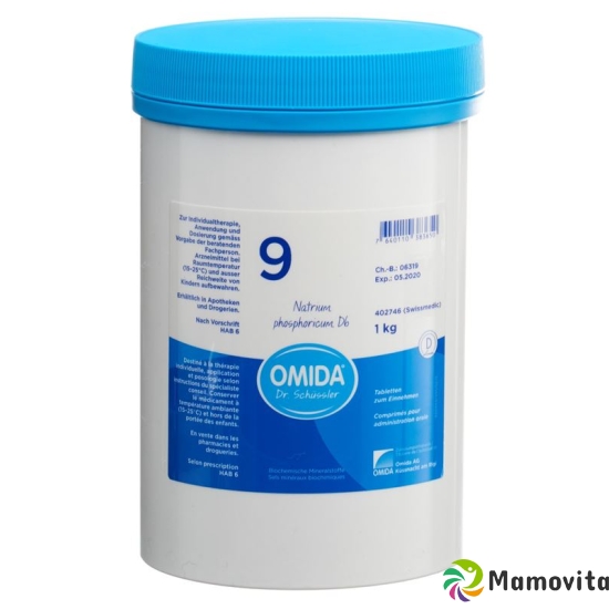 Omida Schüssler No9 Natr Phos Tabletten D 6 1000g buy online