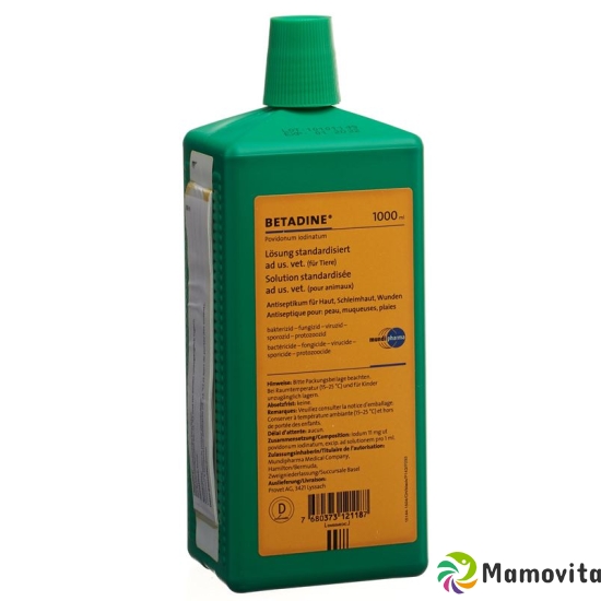 Betadine Loesung Standardisiert Ad Us Vet. 1000ml buy online