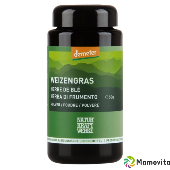 Naturkraftwerke Weizengras Pulver Demeter 50g buy online