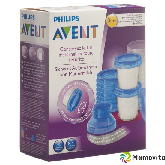 Avent Philips Via Muttermilch Becher 10 Stück buy online