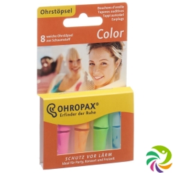 Ohropax Color Hearing protectors made of foam 8 pieces