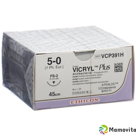 Vicryl Plus 45cm Violett 5-0 Fs-2 36 Stück buy online