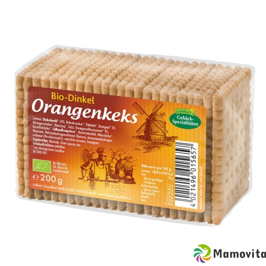 Liebhart Keks Dinkel Orange Bio 200g buy online