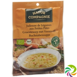 Natur Compagnie Suppe Buchstaben Bio Beutel 50g