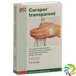 Curapor Wundverband 7x5cm Transparent 5 Beutel