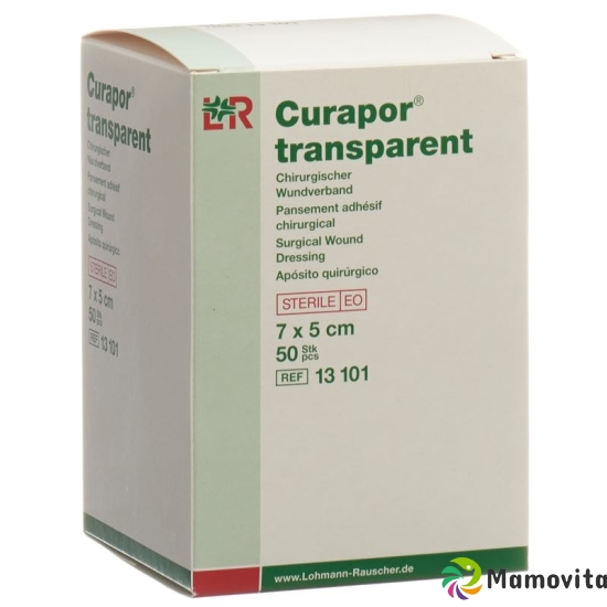 Curapor Wundverband 7x5cm Transparent 50 Beutel buy online