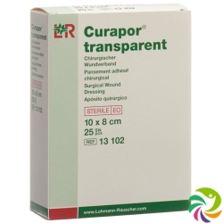 Curapor Wundverband 8x10cm Transparent 25 Beutel